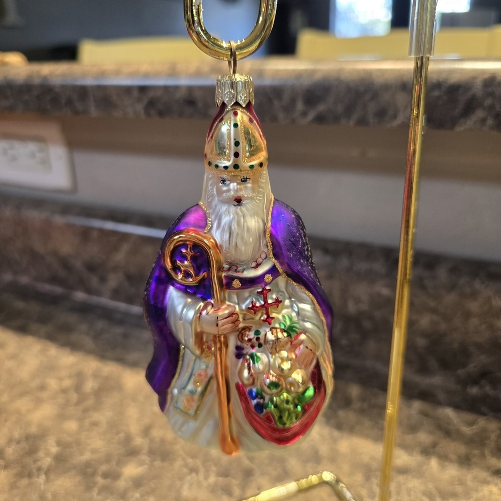 CHRISTOPHER RADKO "THE BISHOP" 95-127-0 Ornament‎